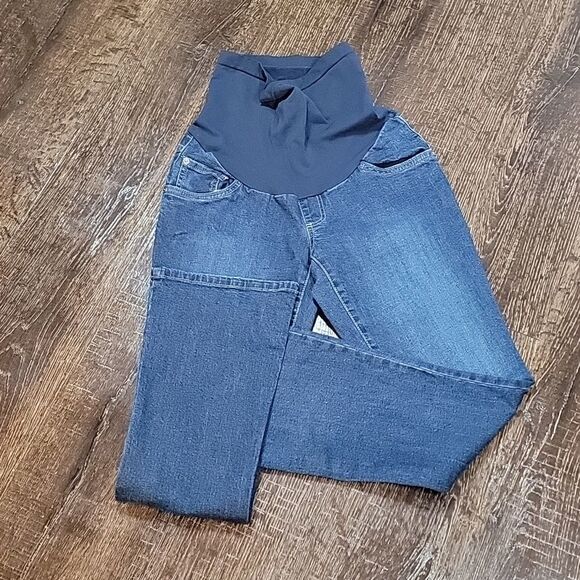 Indigo Blue Secret Fit Belly Stretch Maternity Jeans - Picture 13 of 16